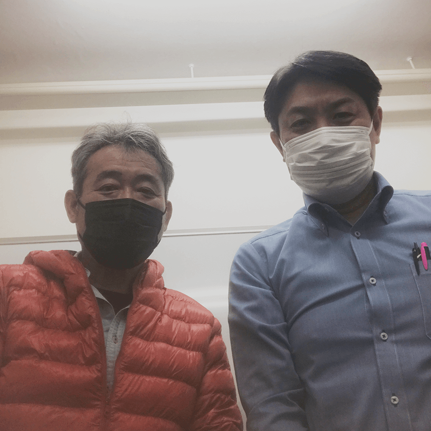 牟田様との記念撮影